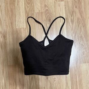Brown all in motion size small workout top